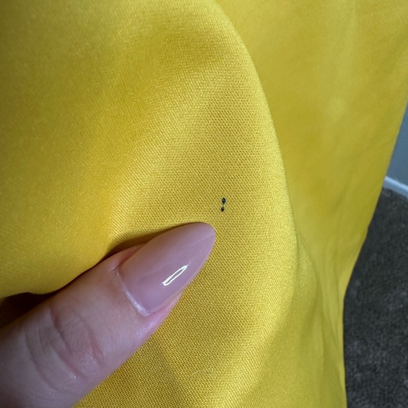 NWT ASOS Mustard Yellow Bardot Sweetheart Off the Shoulder Midi Dress - Picture 8 of 9